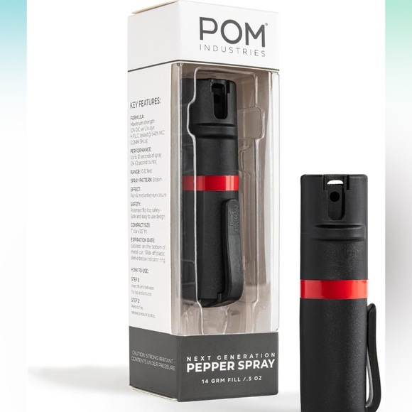 POM Other Nib Pom Pepper Spray Flip Top Pocket Clip Maximum